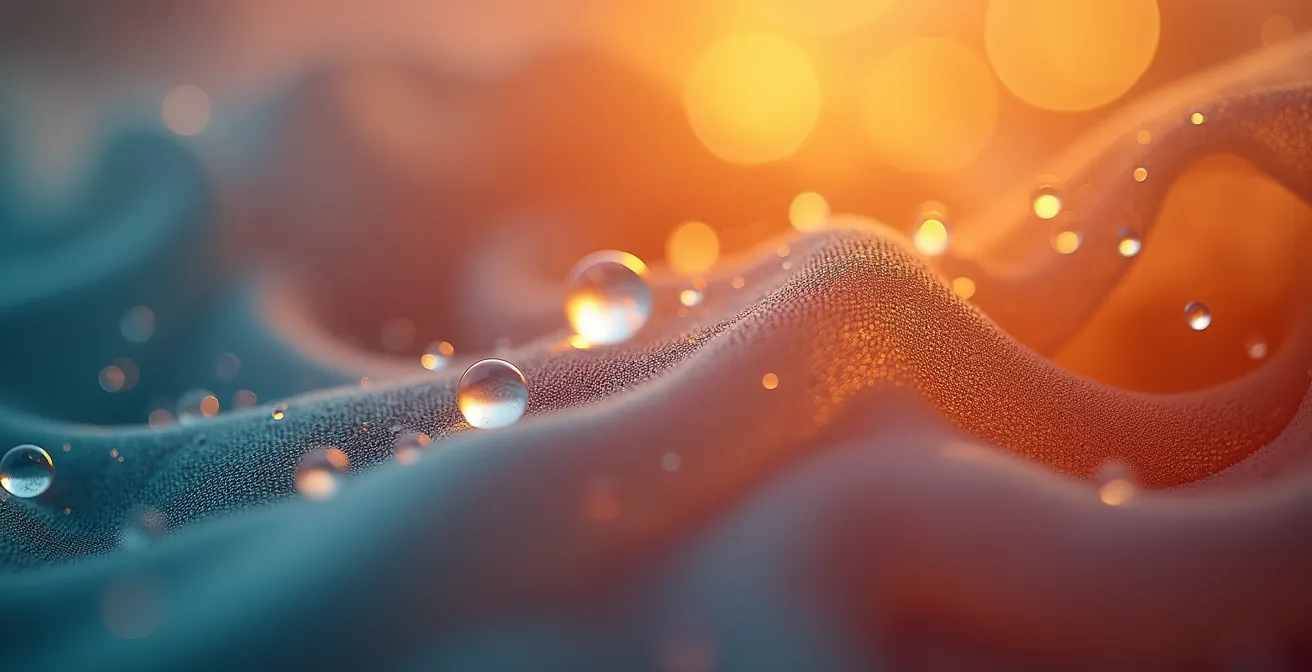 Stilisierte anatomische Illustration, die zeigt, wie synthetische Hormone das Gehirn beeinflussen, insbesondere Frontalhirn und limbisches System, die für Emotion und soziale Interaktion zuständig sind.