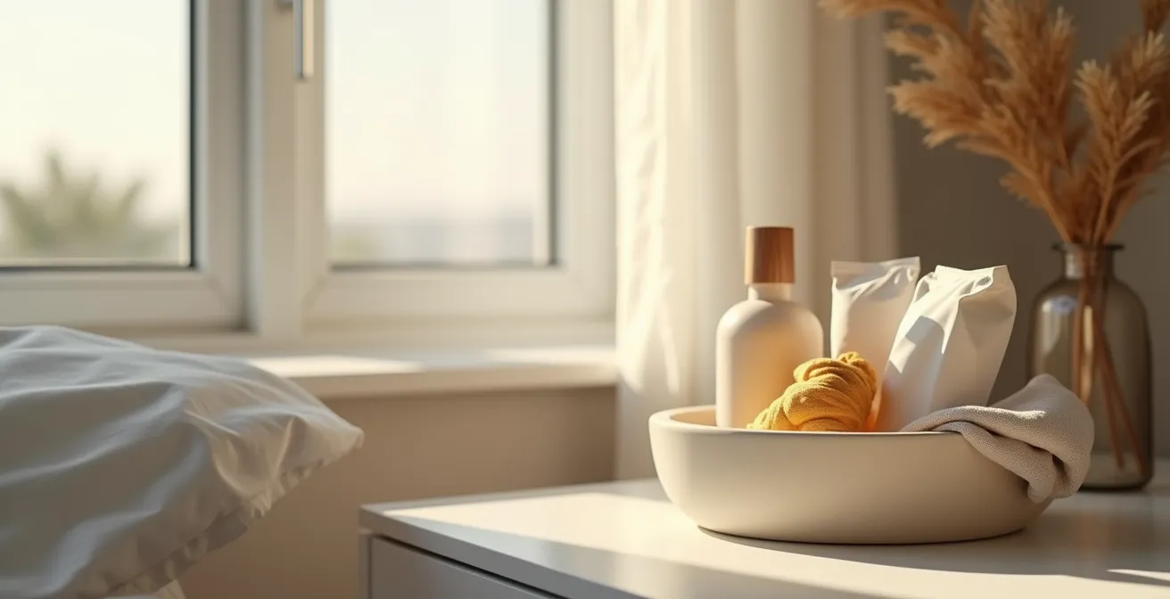 Stilvolle Aufbewahrung von Safer-Sex-Produkten als Teil der Selbstfürsorge