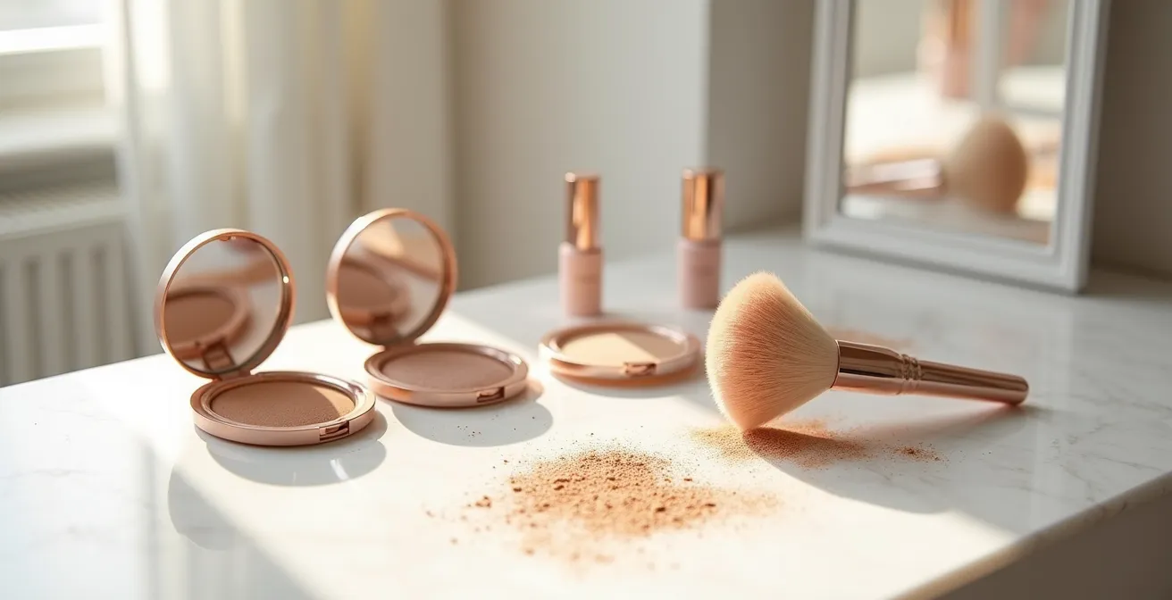 Nahaufnahme eines Auges mit gezielt gesetztem Highlighter im inneren Augenwinkel für strahlenden Blick