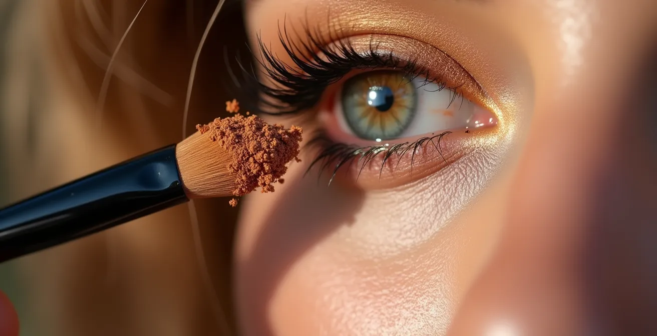 Schnelle Make-up-Transformation für den Abend-Look